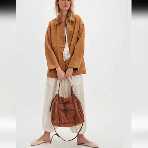 Bernardo Genuine Soft Suede Leather Jacket - Picture 14 of 16